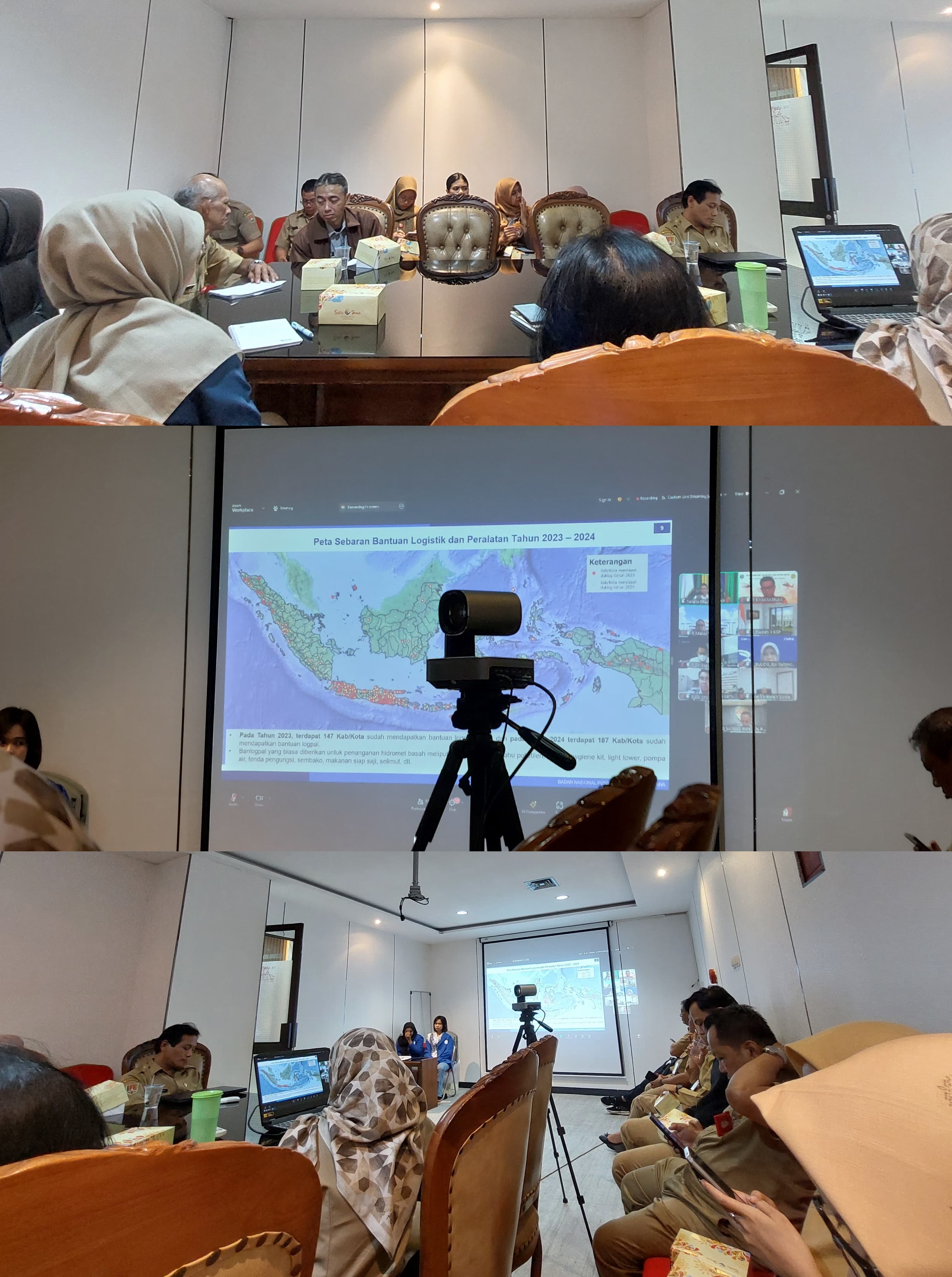 Rapat Koordinasi Pengendalian Inflasi Daerah Tahun 2024 dan Sosialisasi Potensi Bencana Hidrometeorologi